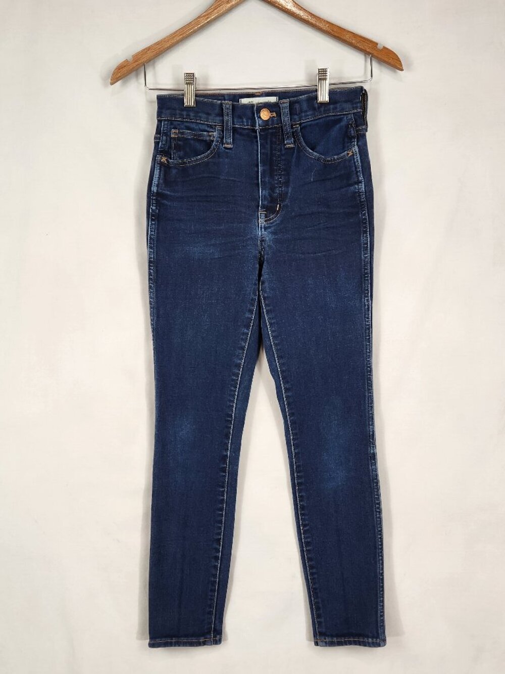Madewell Roadtripper Jeggings Women's Denim Jeans 24 Mid Rise Blue Comfort